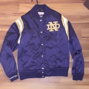 Mitchell and Ness Norte Dame varsity jacket